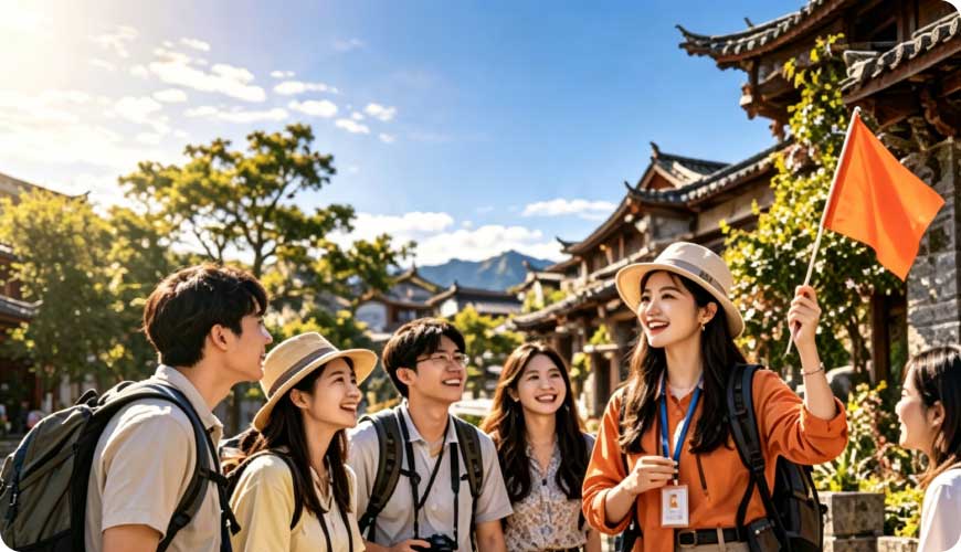 结伴出游场景